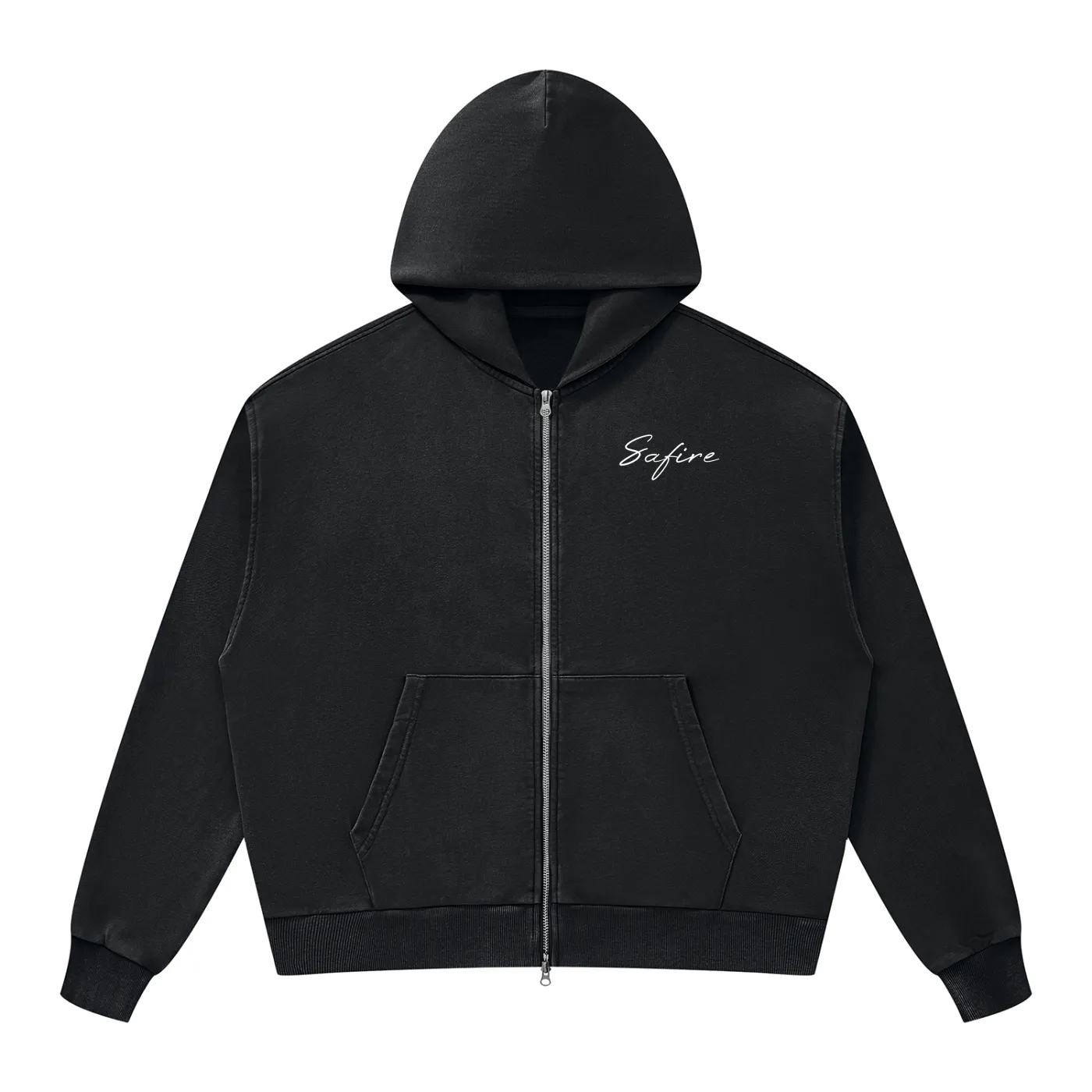 Script Zip Hoodie